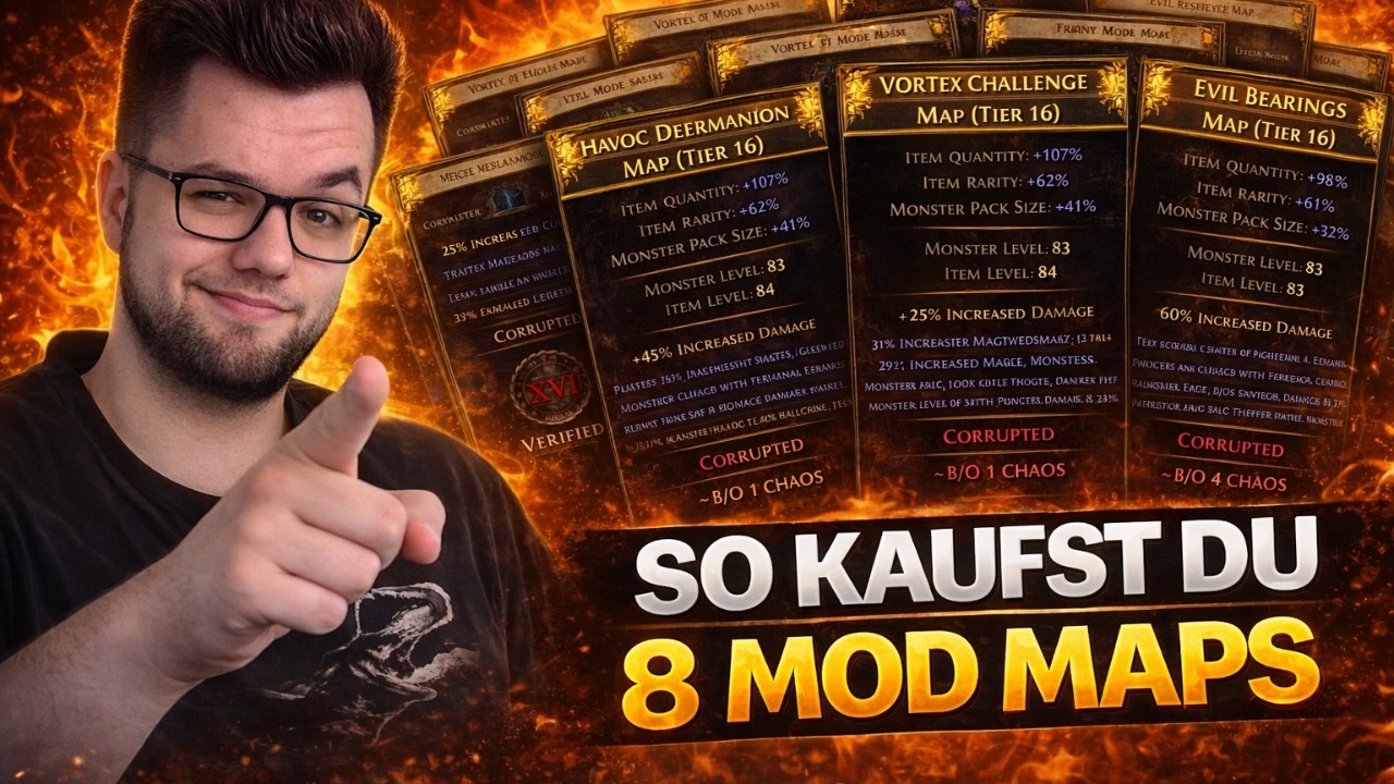 So findest du 8-Mod Maps schnell & einfach - PoE 3.28 (Deutsch)