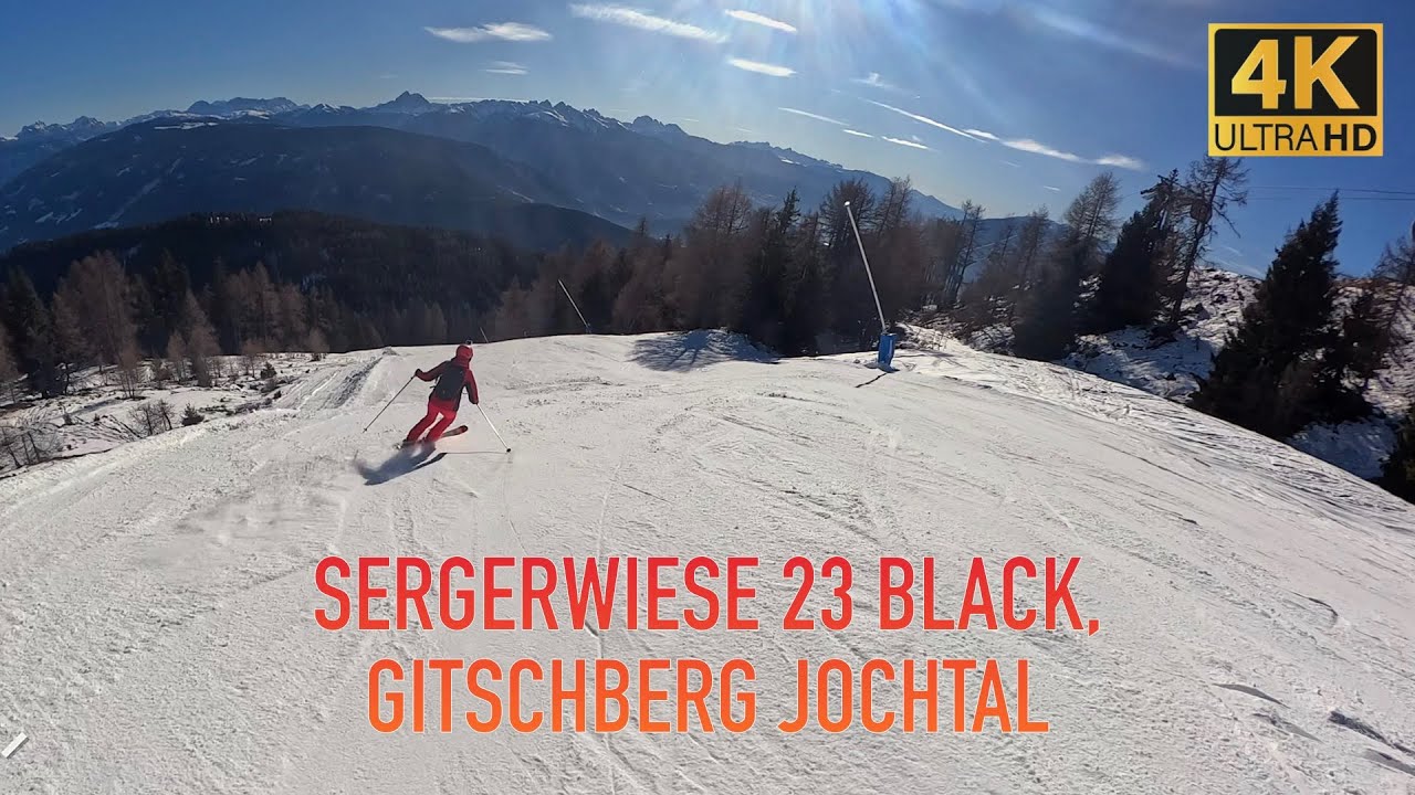 ⛷️ Sergerwiese 23 BLACK, Gitschberg Jochtal - Rio Pusteria 4K