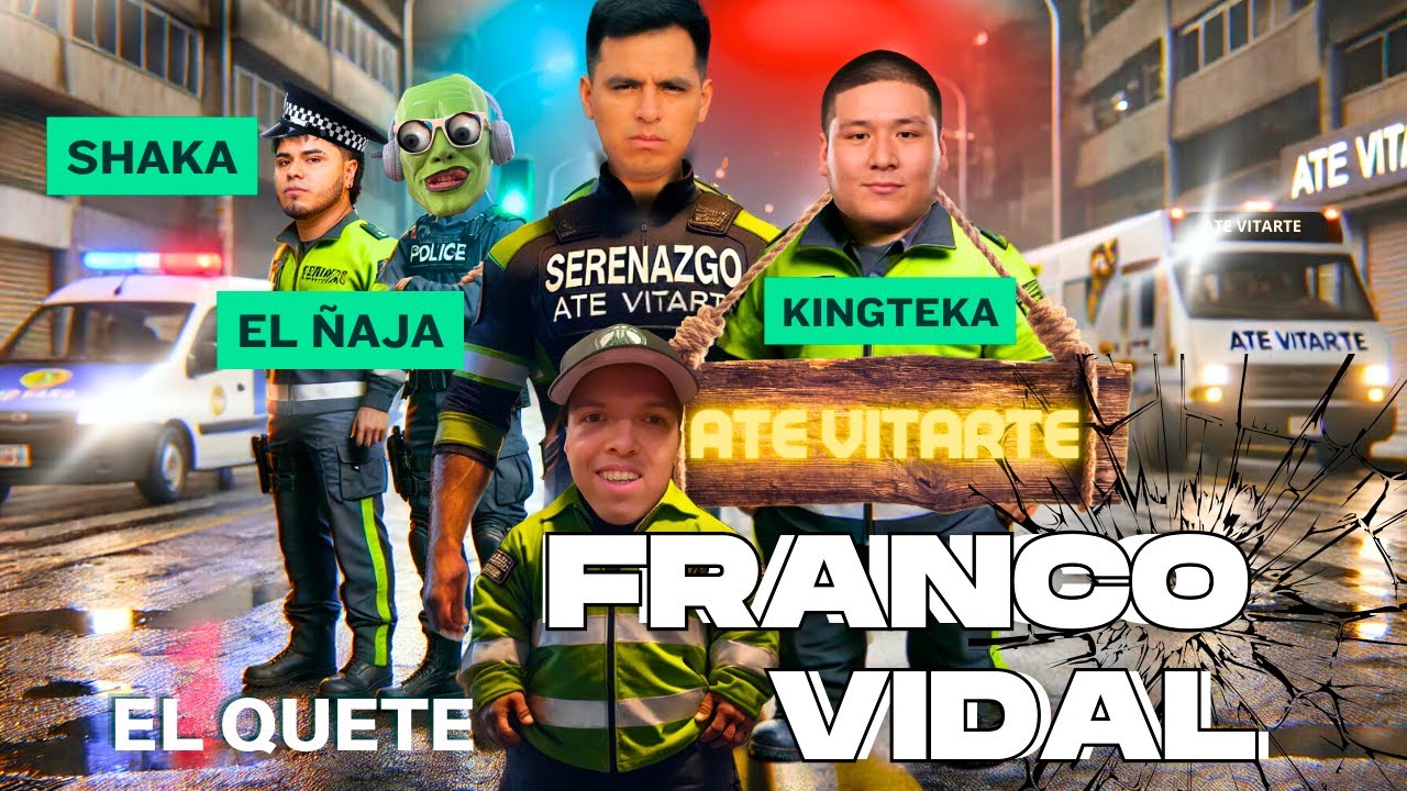 ALCALDE DE ATE FRANCO VIDAL RECORRE ATE VITARTE 2024 COMO SERENAZGO CON KINGTEKA,ÑAJA,SHAKA Y QUETE
