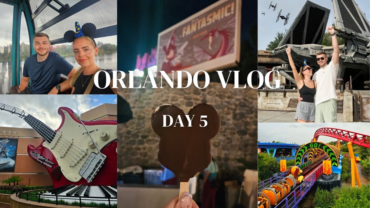 Hollywood Studios | Sci-Fi Dine In | Fantasmic | Disney Springs | Blaze | Disney World Vlog Day 5