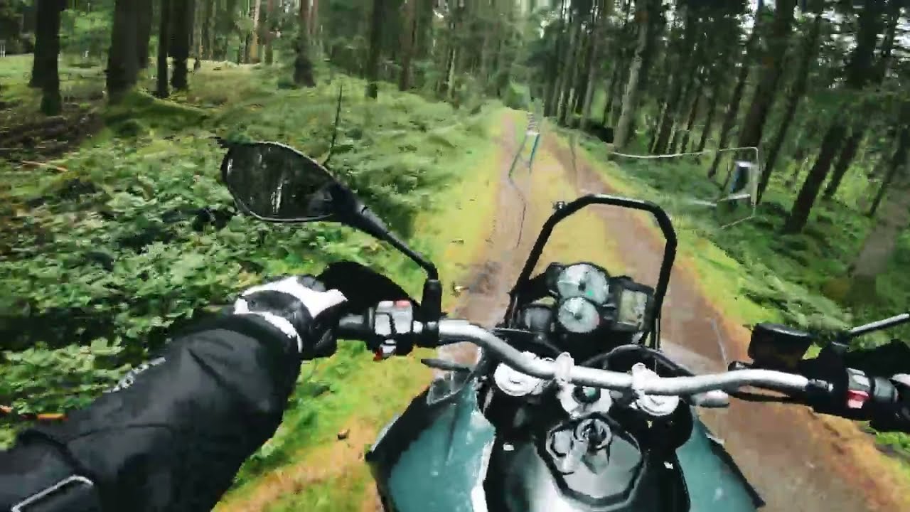BMW F800S Pure Sund GPR On Dirt Road 4K