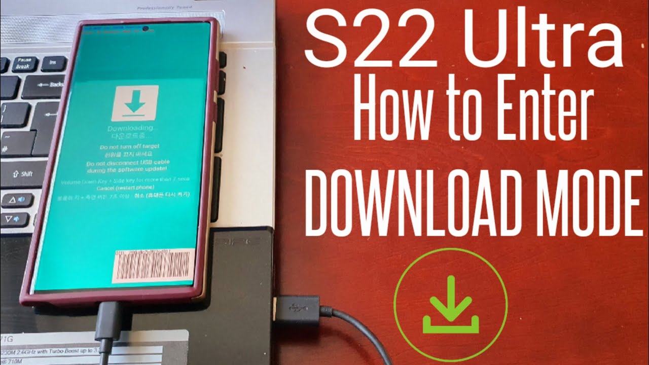 Samsung Galaxy S22 Ultra: как войти в режим загрузки | Очень полезно при прошивке стандартной про...