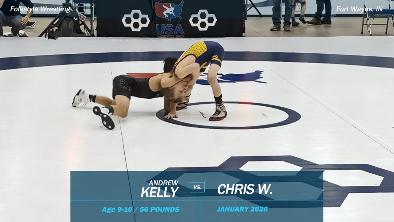 Andrew Kelly vs Christopher W. - USA Kids Folkstyle National Championship (Folkstyle) - 01/2026