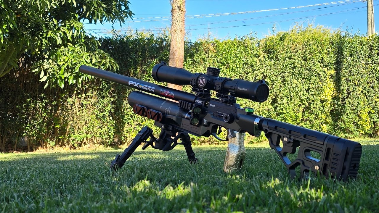 Fx king 700mm .22 Seteado con Slugs RSD de 37.7 grain 982 fps