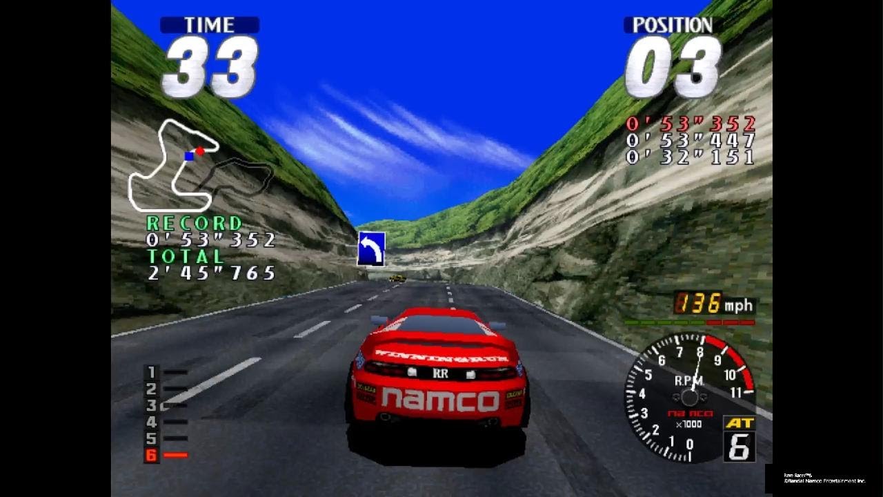  Rave Racer - Arcade Archives 2 - All tracks - PS5