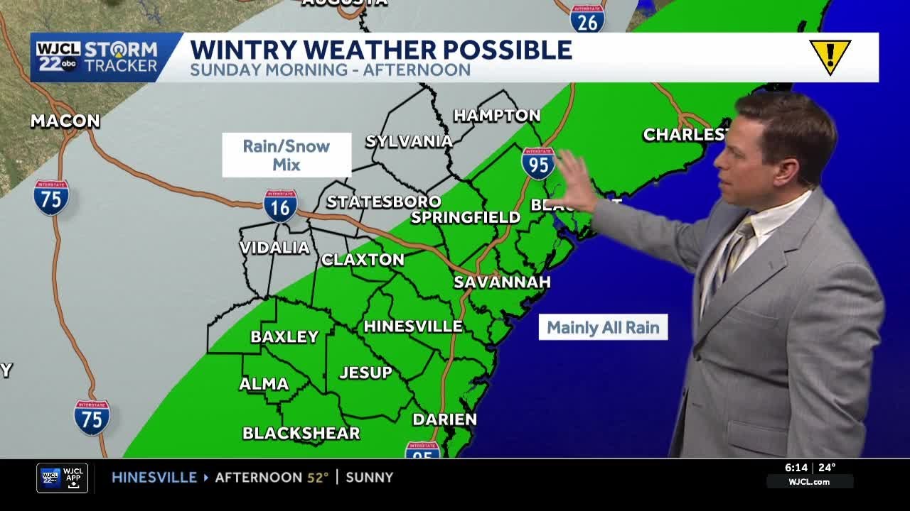 Sunny and chilly for the Savannah area