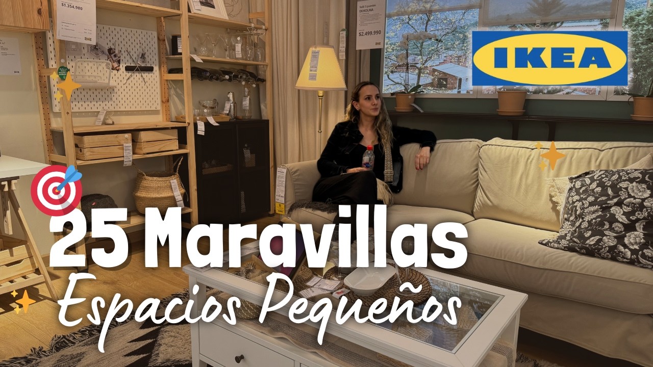 TOP 25 Productos✨ #IKEA Perfectos para OPTIMIZAR el ESPACIO en CASAS PEQUEÑAS✅