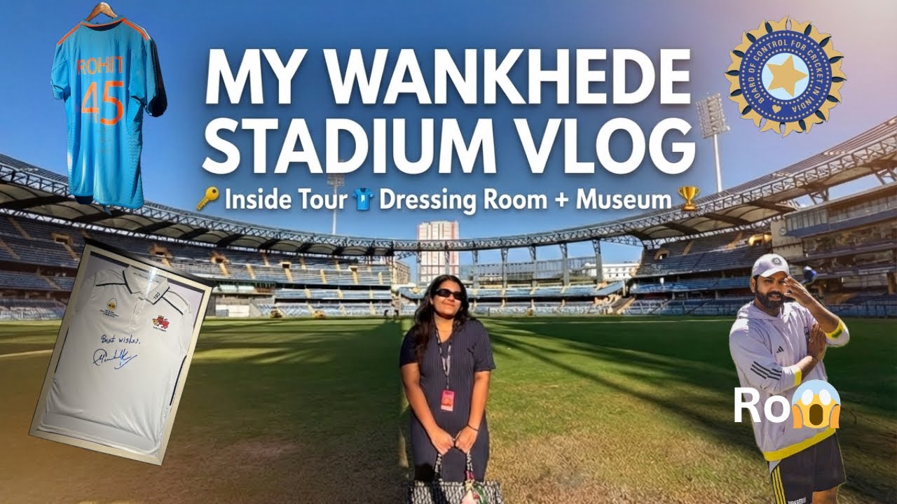 I started my 2026 in Wankhede Stadium #mumbai #india #cricket 