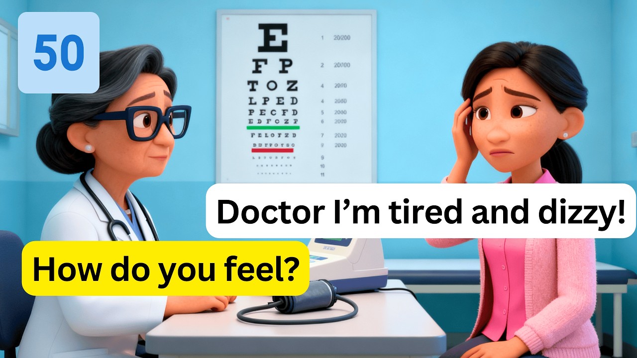 50 Easy English Conversations for Beginners | Real Life Dialogues (A1-A2)