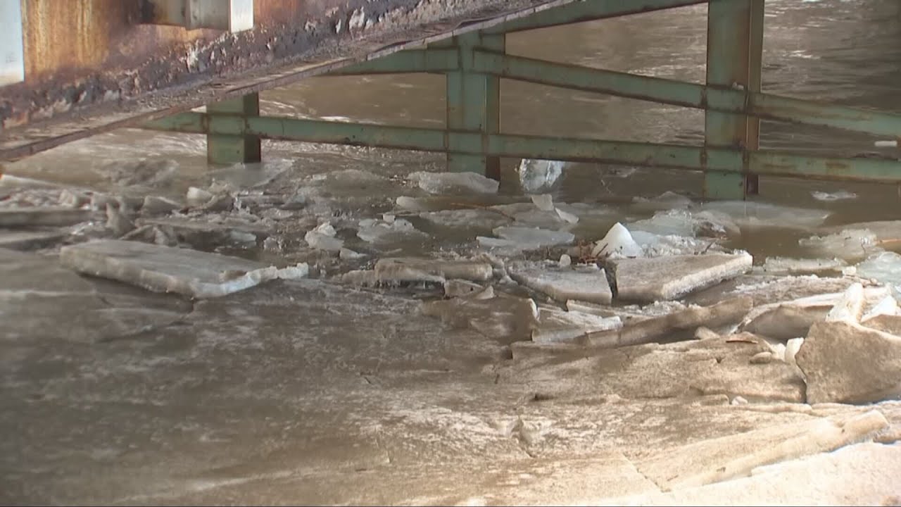 Beaver County officials closely monitoring Connoquenessing Creek levels as ice jams cause flood risk