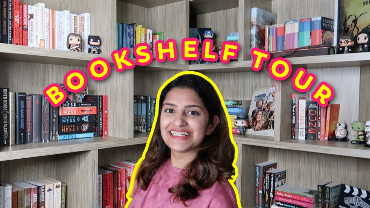 BOOKSHELF TOUR - INDIA 2021 ⭐️ 150+ BOOKS 📚