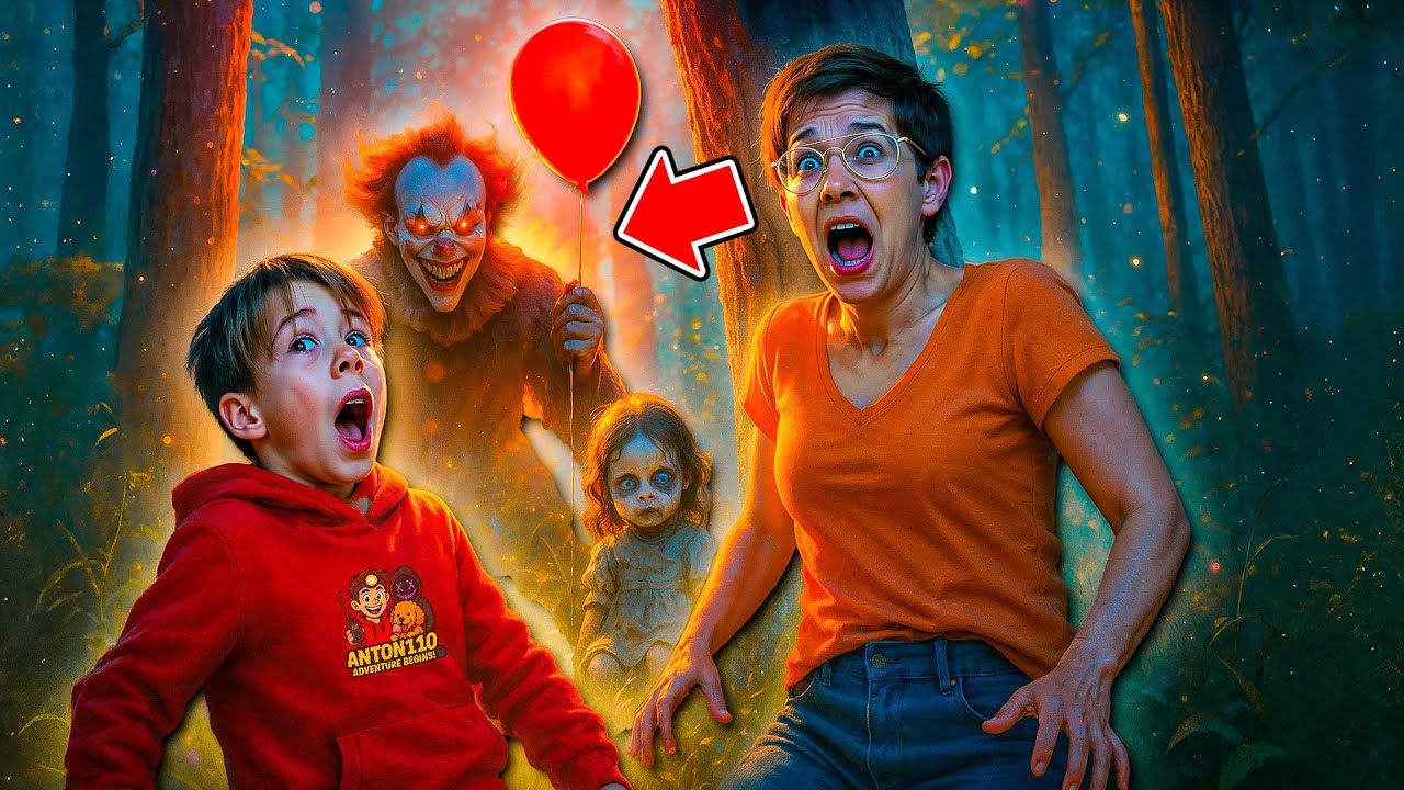 Hilfe!! 🧟‍♀️Anton vom Horrorclown & Horrorpuppe erschreckt“👁️Kino Abend geht total schief !