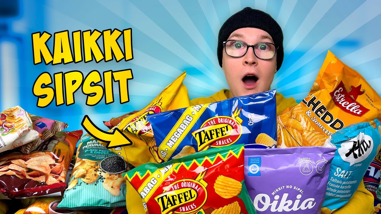 Testataan kaikki sipsit!