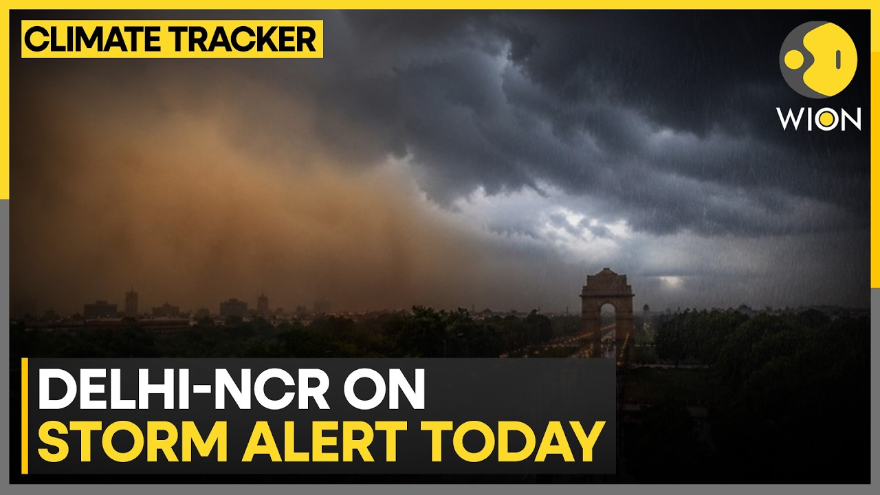 India: Delhi-NCR On Storm Alert, Thunderstorms & Hail Warning Today | WION News
