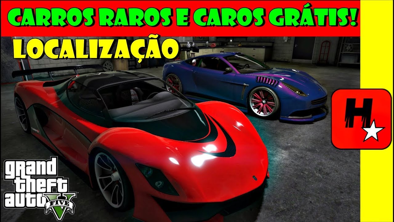 GTA 5:Localização dos carros raros, caros e de graça!!