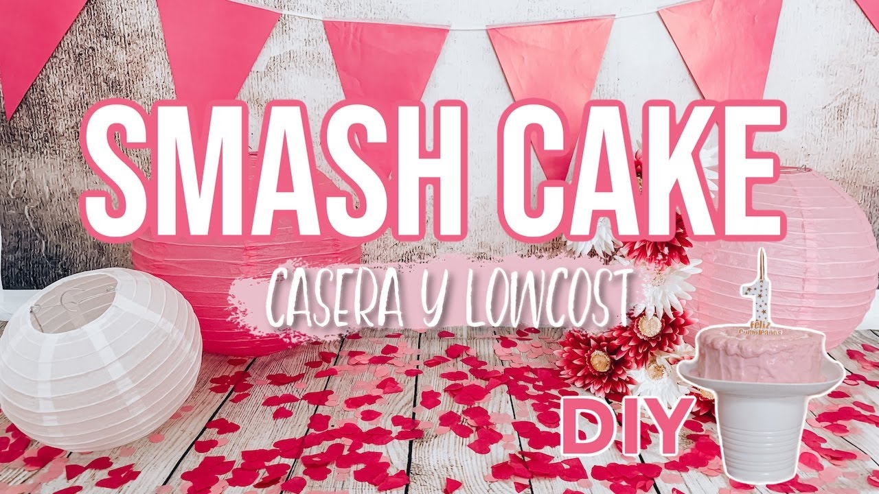 📸  SESIÓN SMASH CAKE CASERA Y LOWCOST | Resultado PROFESIONAL!