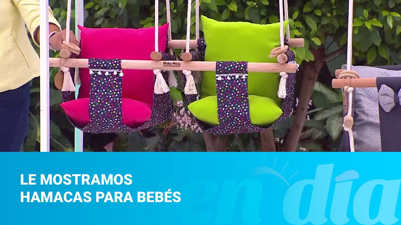Le mostramos hamacas para bebés