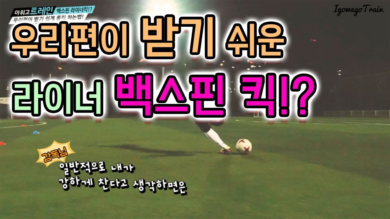 우리편이 받기 편한 백스핀 킥!?ㅣIgo_Wego_Train 33화ㅣ