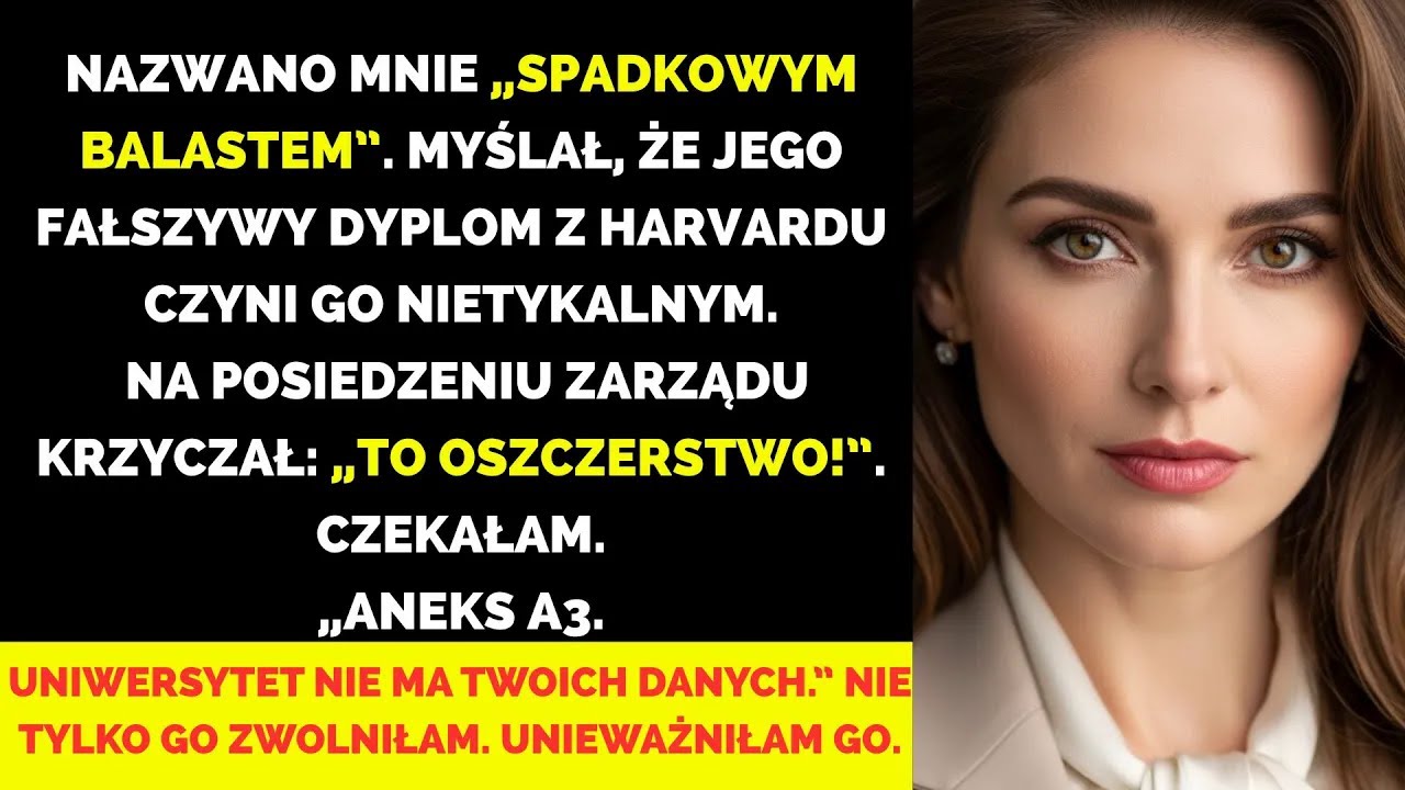 Jak udało mi się obalić wiceprezesa, który sfałszował dyplom z Harvardu