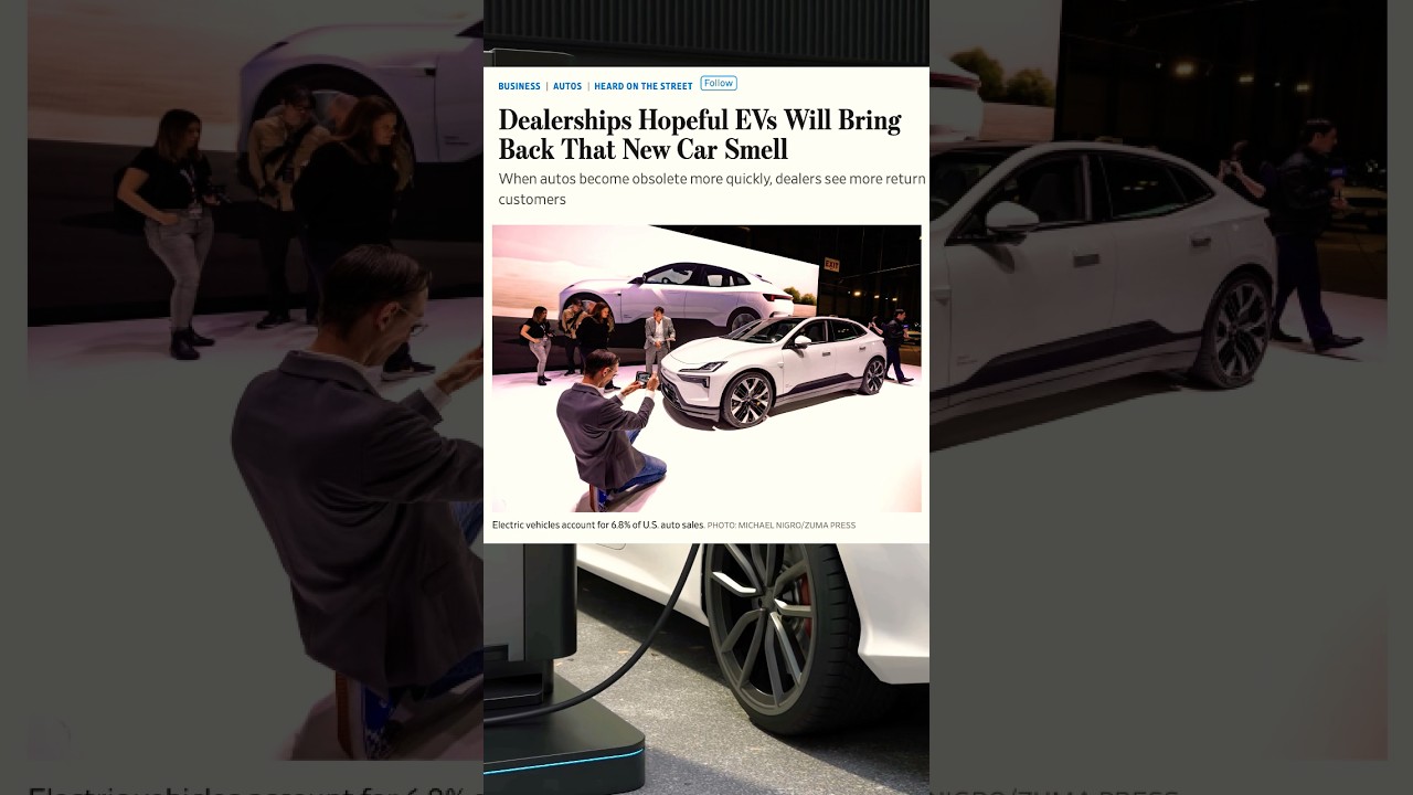 Recovering EV Sales 📈 #foryou #news #money #world #fyp #technology