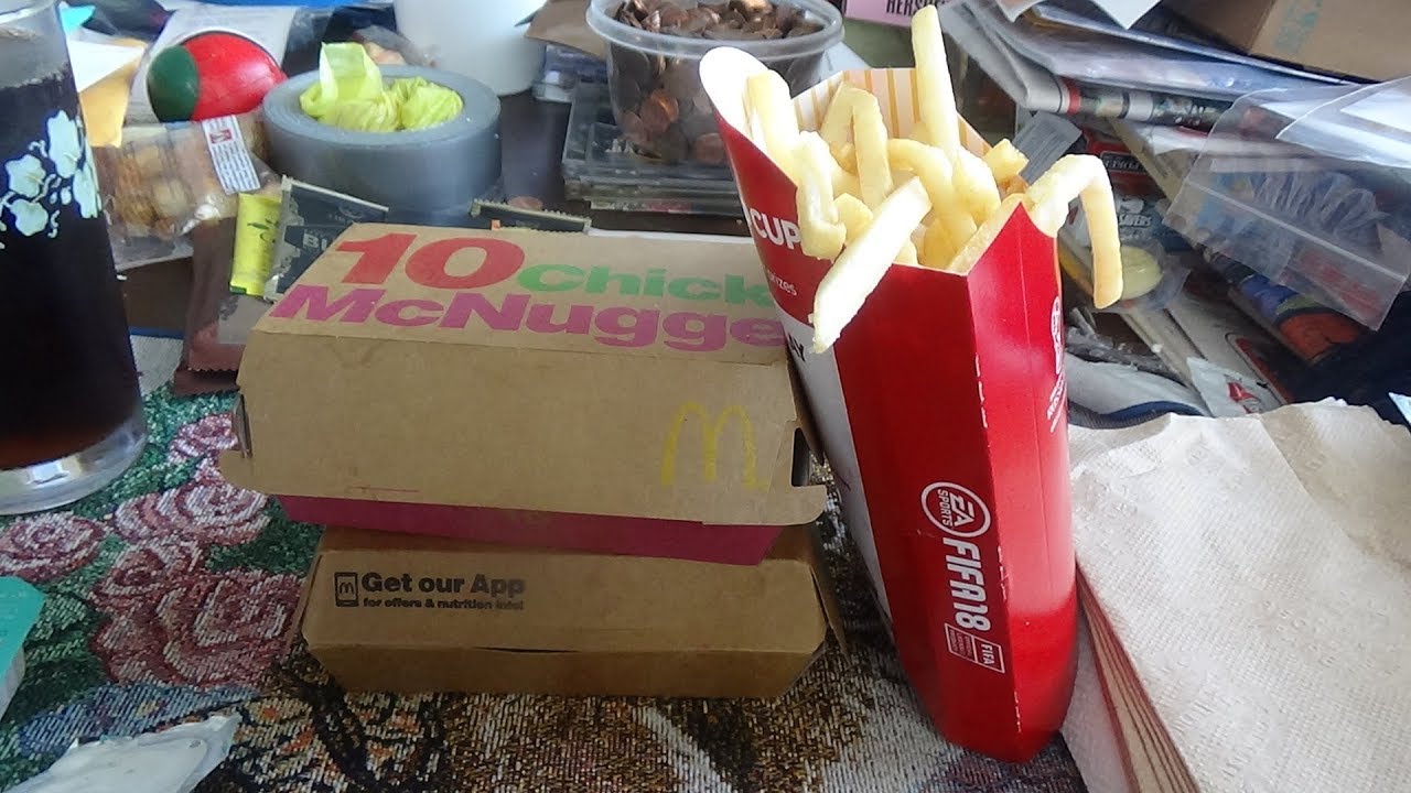 ASMR Eating McDonald's Chicken Nuggets And Fries