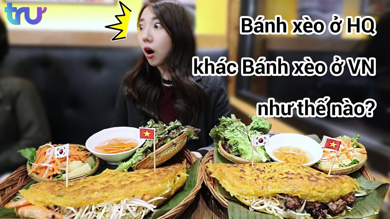 Bánh xèo ở HQ khác bánh xèo ở VN như thế nào?????