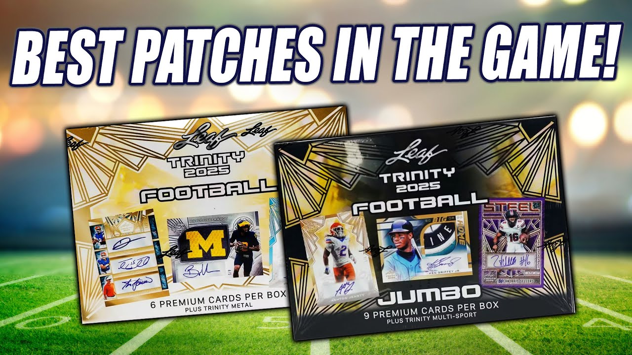 ЛУЧШИЕ НАШИВКИ В ИГРЕ! | Обзор Leaf Trinity Football Hobby & Jumbo 2025 года