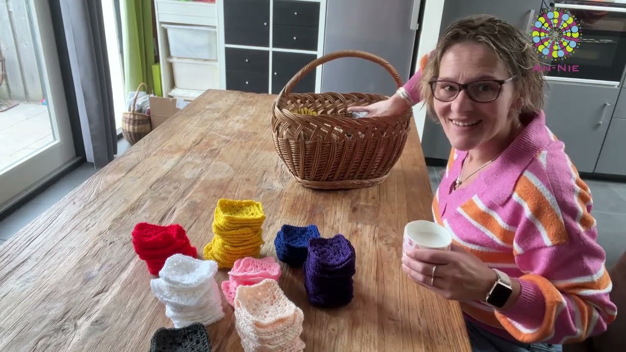 Granny deken, sokken en nog een beetje meer. Annie haakt Vlog 31
