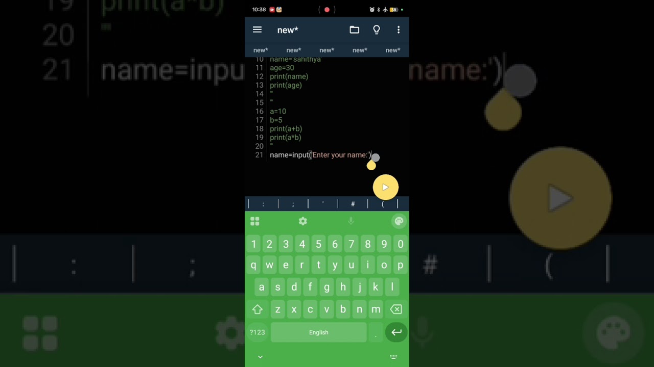 Python part1 in 10 minutes 
