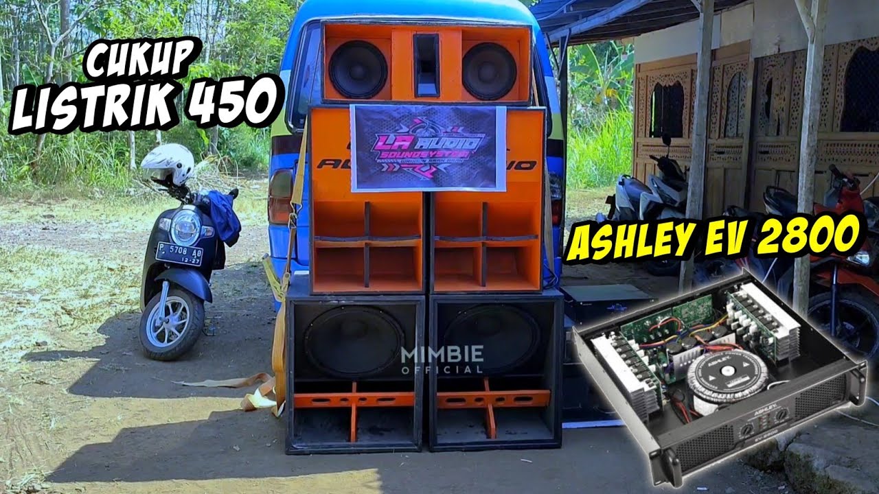 Ashley ev 2800 untuk Subwoofer 18 & Subpali 15 inch LA Audio
