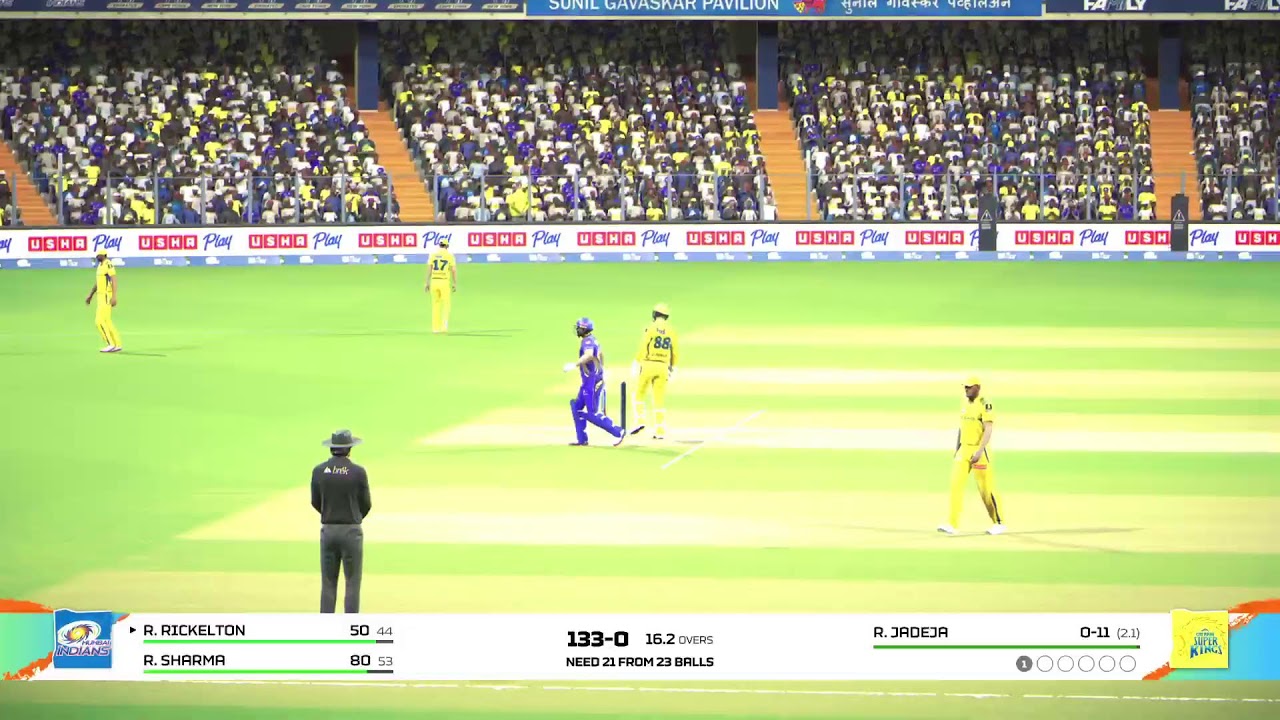 MUMBAI INDIANS VS CHENNAI SUPER KINGS LIVE