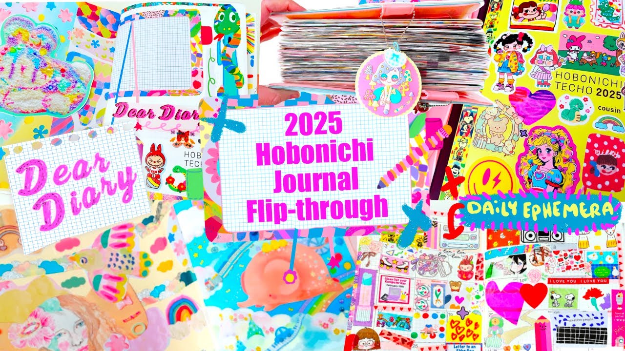 Журнал Hobonichi 2025 года: обзор | Ежедневный журнал для мелочей