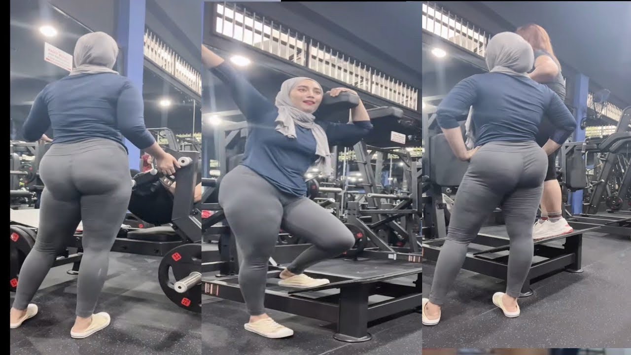 Hijab style tray on legging cutbray legging spandek olahraga gym fitness wanita rekomendasi