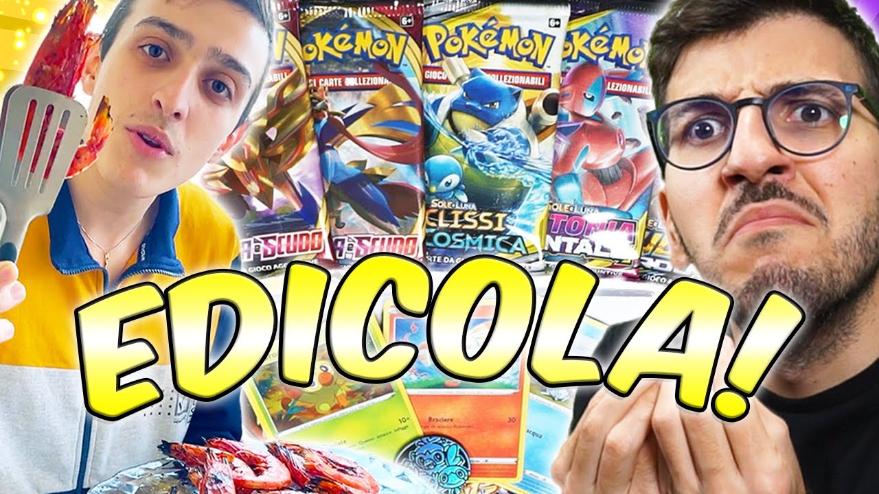 CAPODANNO in EDICOLA tra GAMBERO ROSSO e VECCHIE CARTE POKEMON
