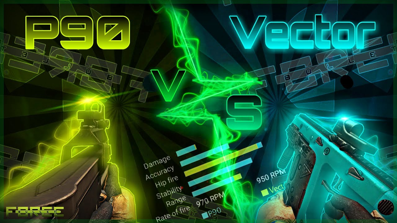 P90 vs Vector (Full Comparison)  - Bullet Force