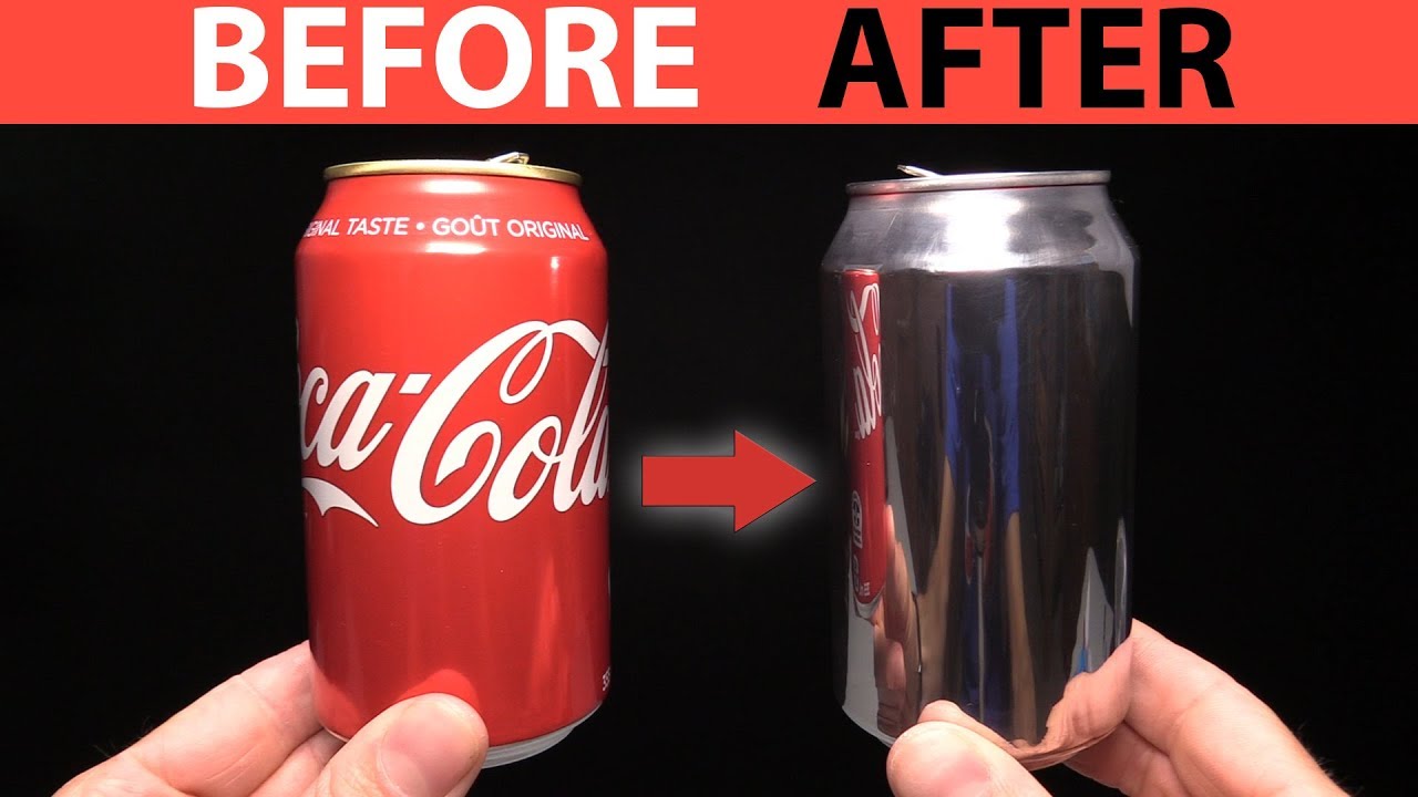 DIY How to Polish a Coca Cola Can - Aluminum Challenge