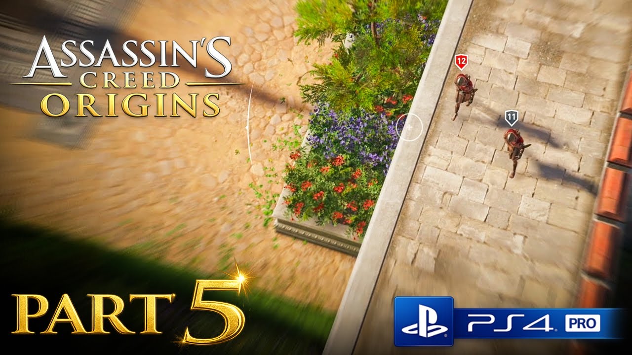 Assassin’s Creed Origins Part 5 | Find the Royal Scribe’s Office Quest 😱 | HARD Difficulty PS4 Pro