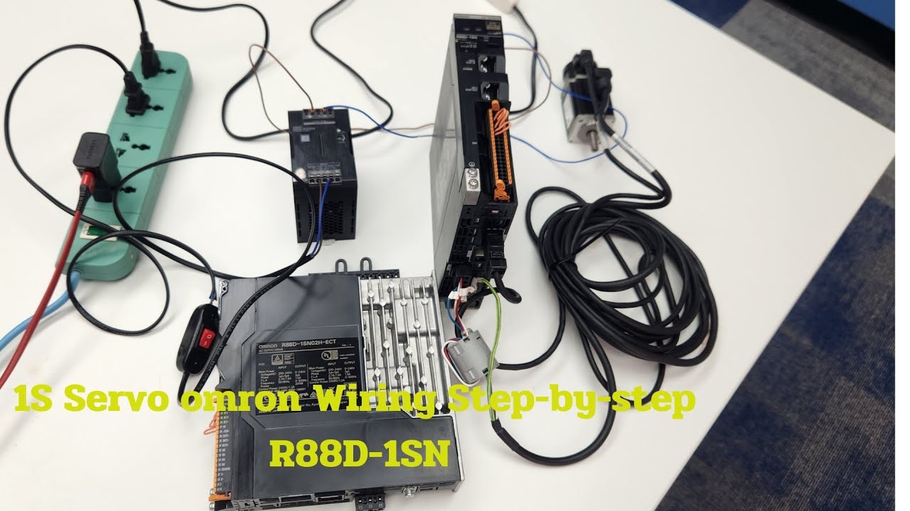 1S Servo omron Wiring Step-by-step R88D-1SN