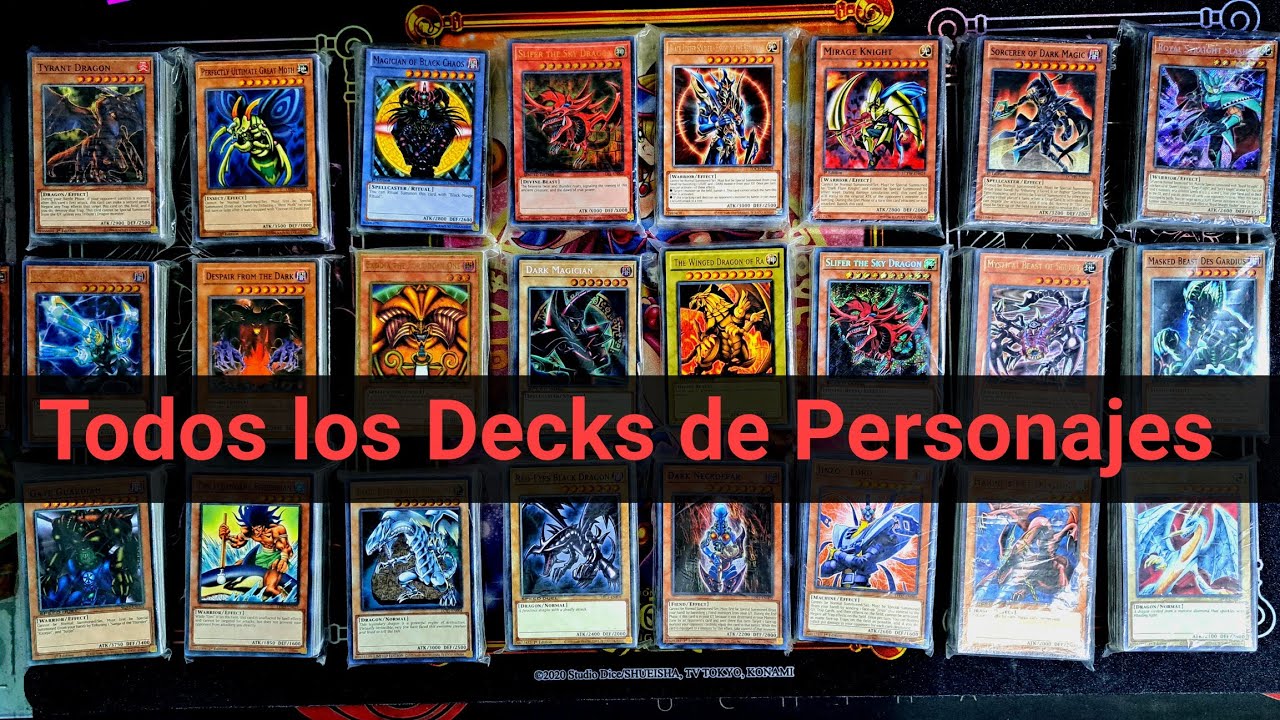 Todos los decks de Personajes Disponibles