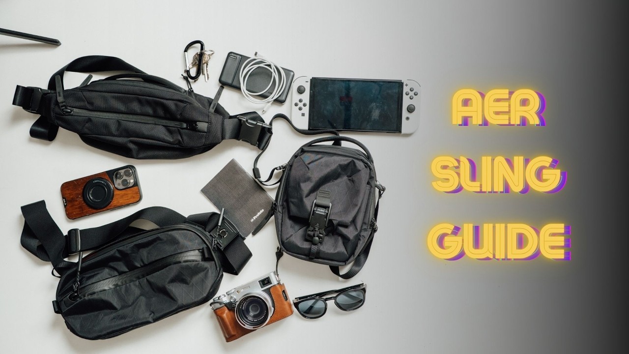 Which AER Sling bag should you buy?! AER City Sling 3 vs Day Sling 3 vs Street Sling!