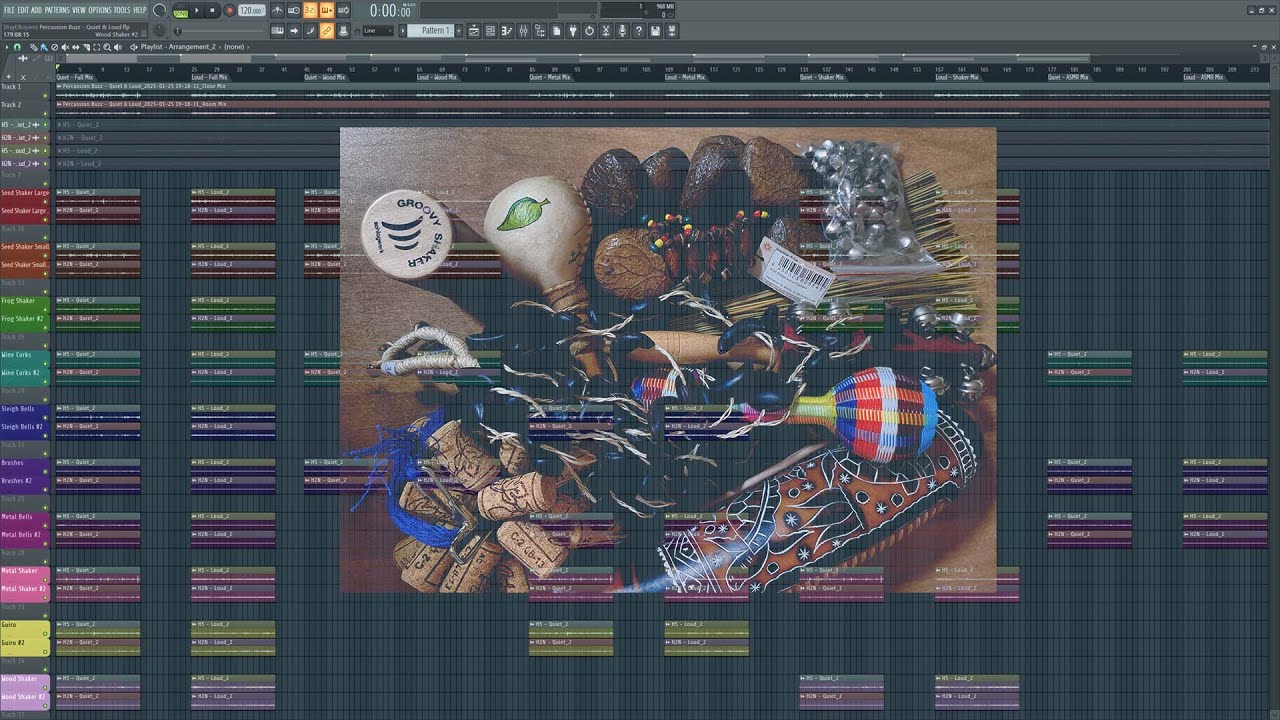 Audio Experiment - Percussion Buzz
