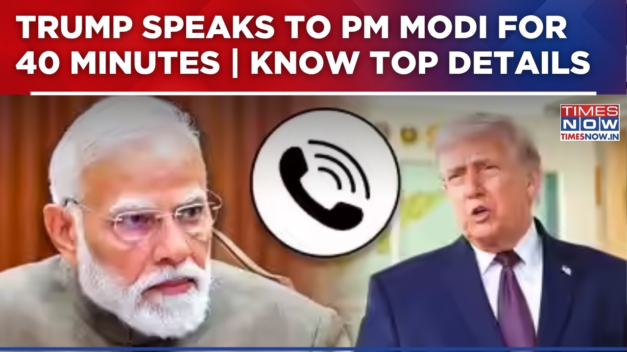 Trump Speaks To PM Modi for 40 Minutes; First Call After West Asia Ceasefire | Know All Details