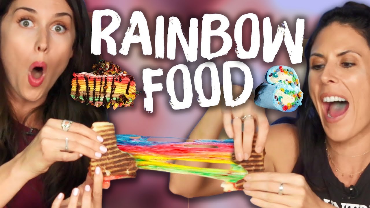 Trying RAINBOW Food From Instagram!