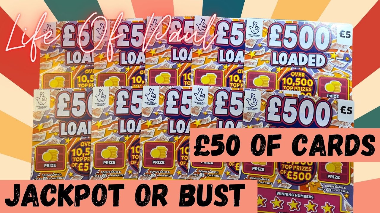 &pound;50 of &pound;500 Loaded scratch tickets