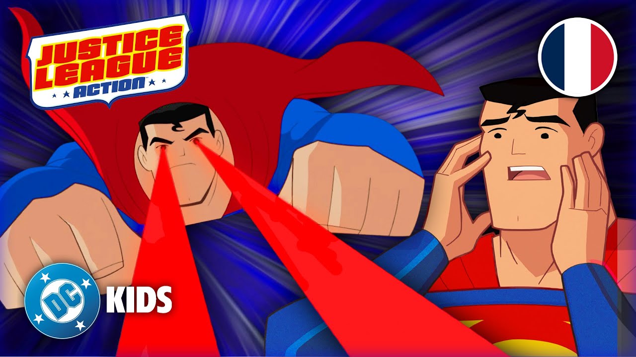 Les moments les plus drôles de Superman | Justice League Action en Français 🇫🇷 | @DCKidsFrançais