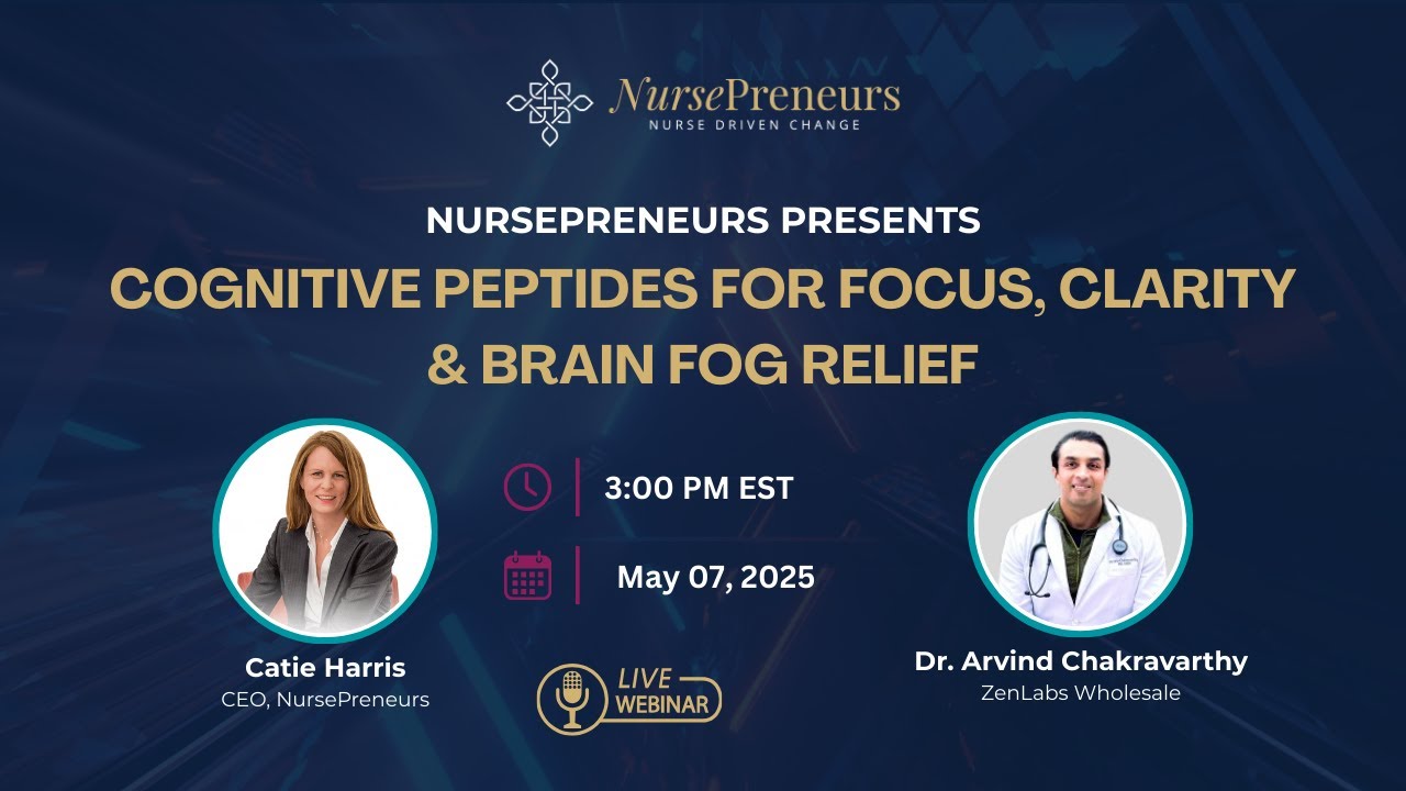 Cognitive Peptides for Focus, Clarity & Brain Fog Relief