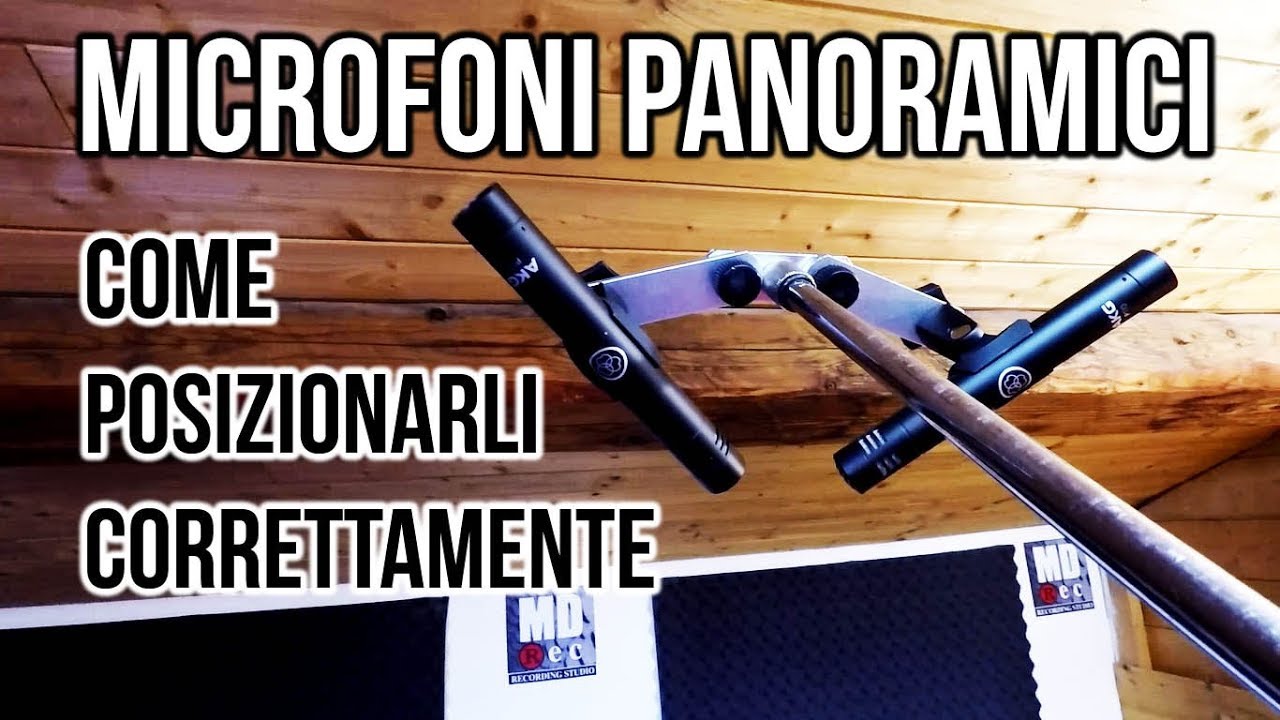 Posizionare microfoni Panoramici sulla Batteria - Nicchia Ritmica