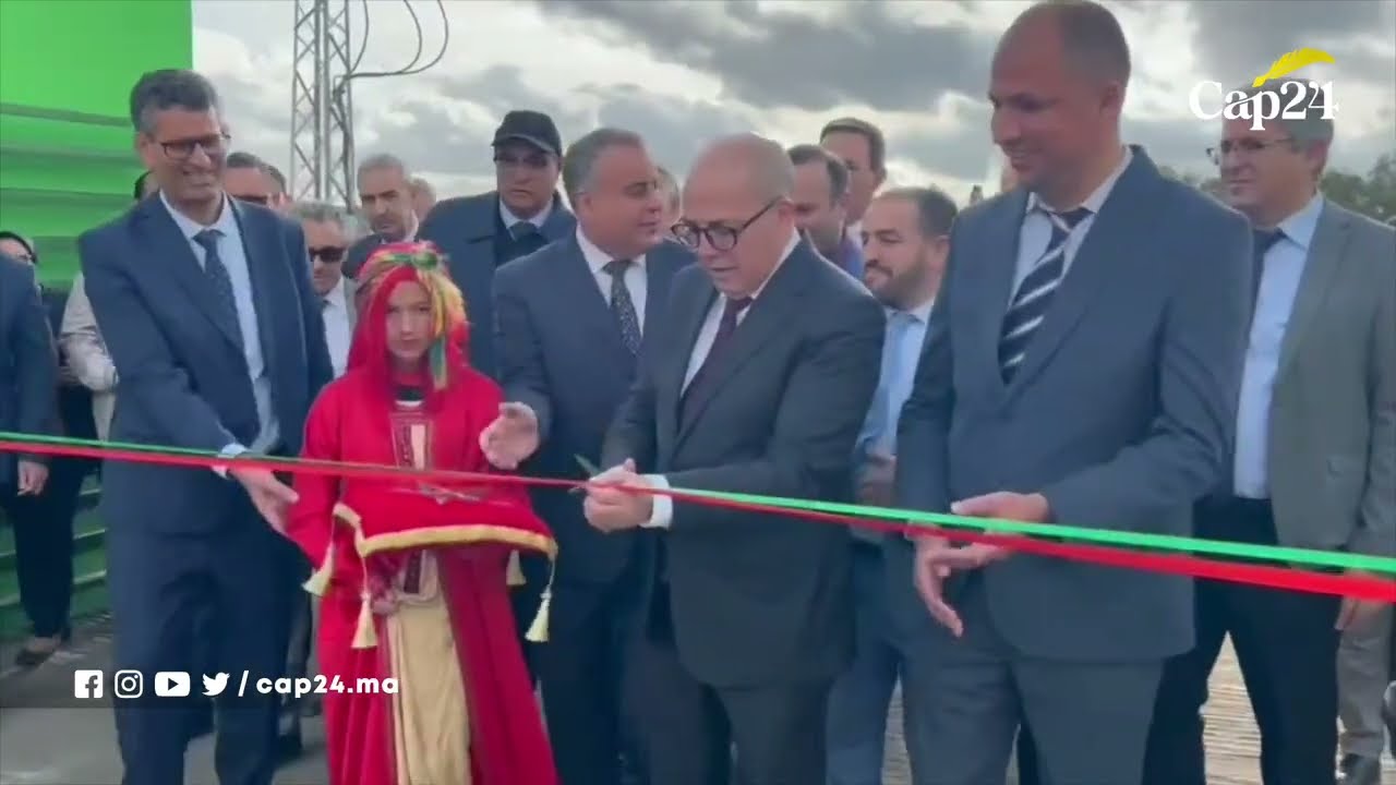 شفشاون   البواري يقص شريط وحدة معصرة الزيتون لذوي حقوق سلاليات تنقوب