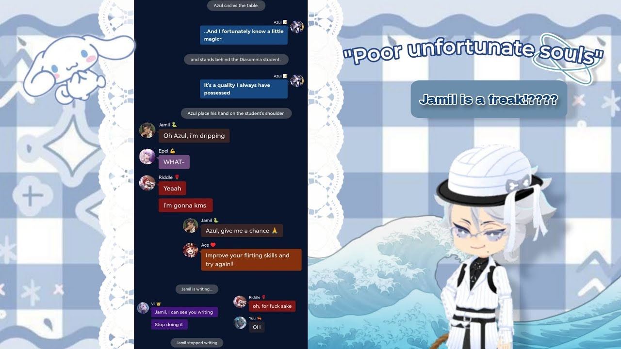 TWST X LIVE AU (🐙Azul Ashengrotto) / FLASH WARNING!!! ⚡#2 