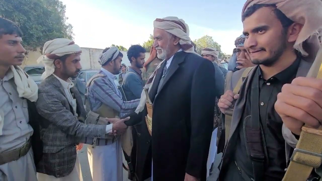 إستقبال خولان الطيال للشيخ محمد بن أحمد الزايدي بعد وصوله من السفر إلى مطار صنعاء